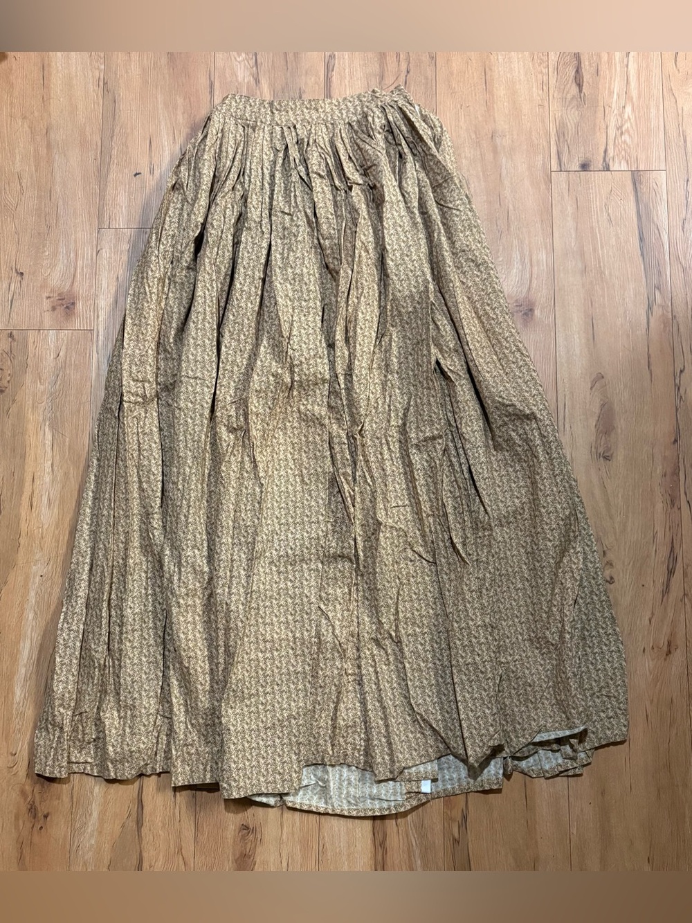 Vintage star print maxi skirt